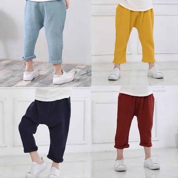 kids pants thin solid color linen pleated children girl ankle length for baby boys harem clothes, Blue
kids pants thin solid color linen pleated children girl ankle length for baby boys harem clothes, Blue