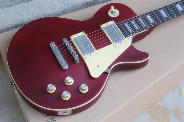 flyoungstandard lp electric guitar matte wine red 22 rose wood fingerboard jade button
flyoungstandard lp electric guitar matte wine red 22 rose wood fingerboard jade button
