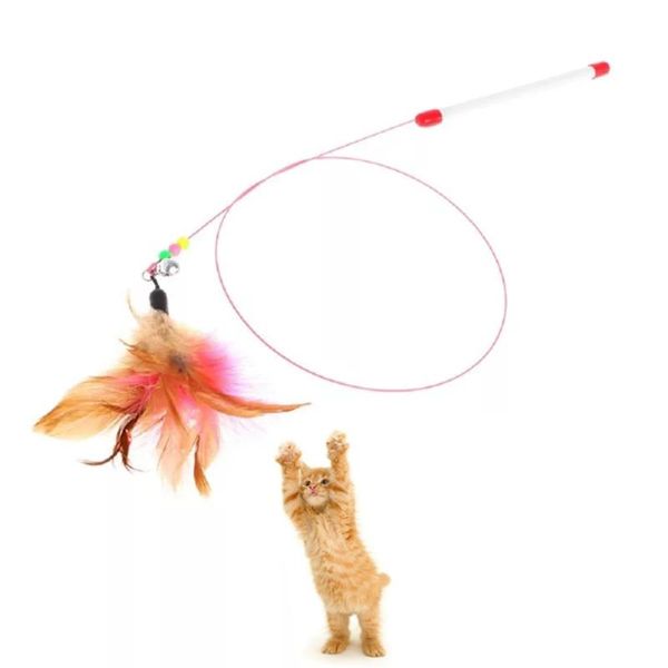 cat toys funny toy stick turkey feather catcher wand interactive training teaser bell kitten pet supplies
cat toys funny toy stick turkey feather catcher wand interactive training teaser bell kitten pet supplies