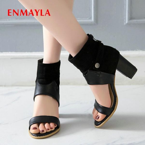 dress shoes enmayla casual round toe women 2021 pu basic patchwork flcok square high heels sandals cover heel fashion, Black
dress shoes enmayla casual round toe women 2021 pu basic patchwork flcok square high heels sandals cover heel fashion, Black