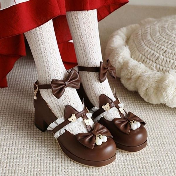 dress shoes 2021 women cute bow lolita single jk pink brown black platform increase kawaii fashion buckle girl college style
dress shoes 2021 women cute bow lolita single jk pink brown black platform increase kawaii fashion buckle girl college style