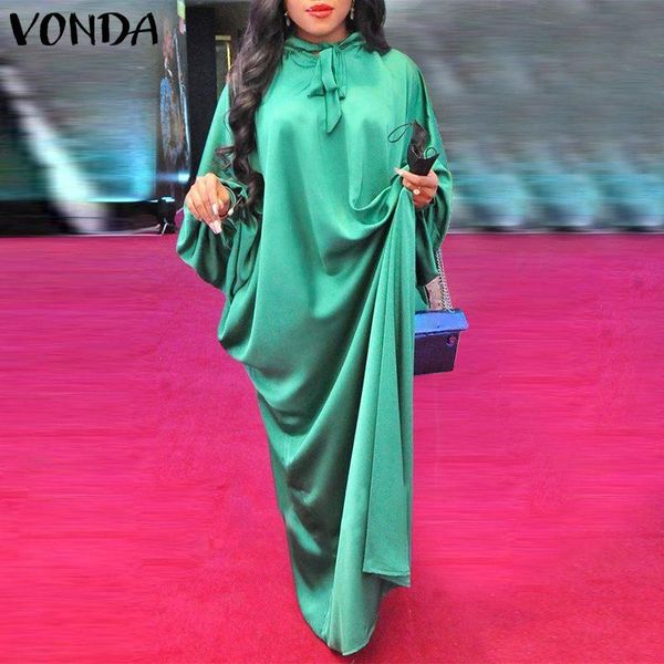 casual dresses vonda 2021 women dress elegant loose long sleeve solid kaftan party maxi bohemian vestidos femme sundress, Black;gray
casual dresses vonda 2021 women dress elegant loose long sleeve solid kaftan party maxi bohemian vestidos femme sundress, Black;gray