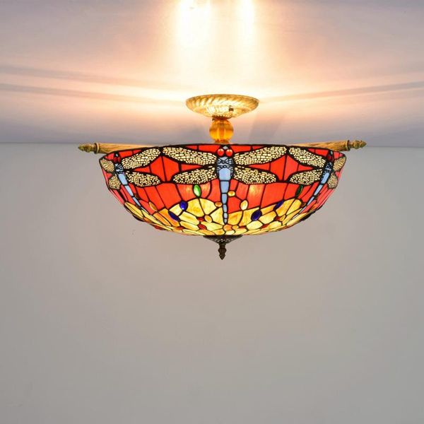 ceiling lights 55cm creative red tiffany colored glass small living room restaurant bar bedroom dragonfly half lamp
ceiling lights 55cm creative red tiffany colored glass small living room restaurant bar bedroom dragonfly half lamp