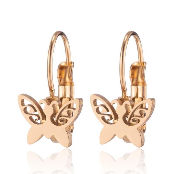 hoop & huggie gold-color ip plating 316 stainless steel 5292010 animal earrings no fade allergy classical brief style, Golden;silver
hoop & huggie gold-color ip plating 316 stainless steel 5292010 animal earrings no fade allergy classical brief style, Golden;silver