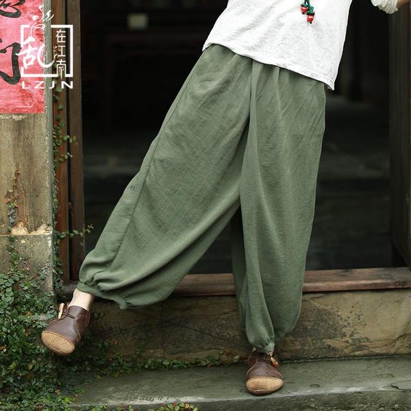 women's pants & capris lzjn elastic high waist harem 2021 summer autumn loose baggy pockets ethnic bloomers chinese irregular long trou, Black;white
women's pants & capris lzjn elastic high waist harem 2021 summer autumn loose baggy pockets ethnic bloomers chinese irregular long trou, Black;white