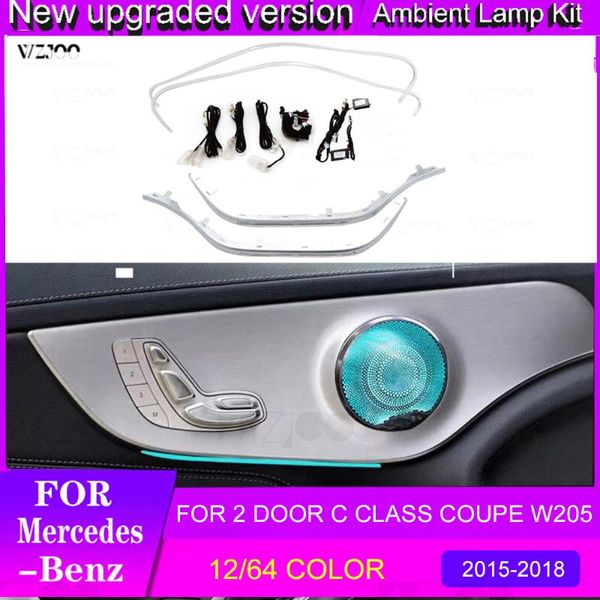 interior&external lights 12/64 colored led ambient light atmosphere lamp for mercedez 2 doors c class coupe w205 c63 interiors accessor
interior&external lights 12/64 colored led ambient light atmosphere lamp for mercedez 2 doors c class coupe w205 c63 interiors accessor