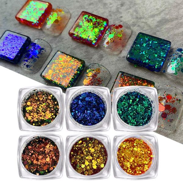 nail art decorations sequins 3d glitter flakes diy jewelry pigment decoration powder manicure accessories, Silver;gold
nail art decorations sequins 3d glitter flakes diy jewelry pigment decoration powder manicure accessories, Silver;gold