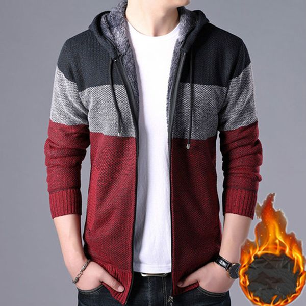 men sweater 2020 autumn winter cardigan men striped knitted sweaters mens sweatercoats male fleece 3xl, White;black
men sweater 2020 autumn winter cardigan men striped knitted sweaters mens sweatercoats male fleece 3xl, White;black