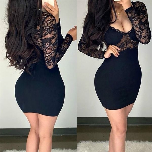 plus size lace mini dress women hollow out black long sleeve v-neck dresses ladies summer party clothes, Black;gray
plus size lace mini dress women hollow out black long sleeve v-neck dresses ladies summer party clothes, Black;gray