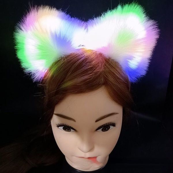 party decoration 10pcs led luminous glowing cute plush white cat ears children girls women headbands headwear clothing accessor
party decoration 10pcs led luminous glowing cute plush white cat ears children girls women headbands headwear clothing accessor