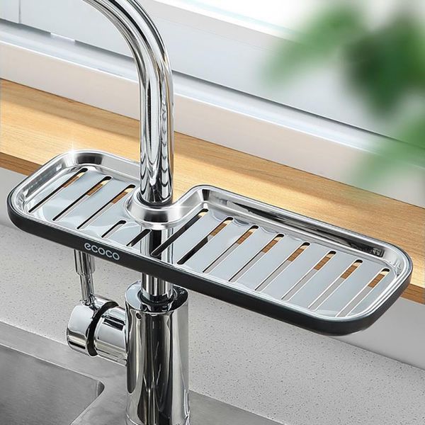 kitchen faucets stainless steel faucet rack storage shelf sponge dish cloth soap drainer basket sink drain accessorie
kitchen faucets stainless steel faucet rack storage shelf sponge dish cloth soap drainer basket sink drain accessorie