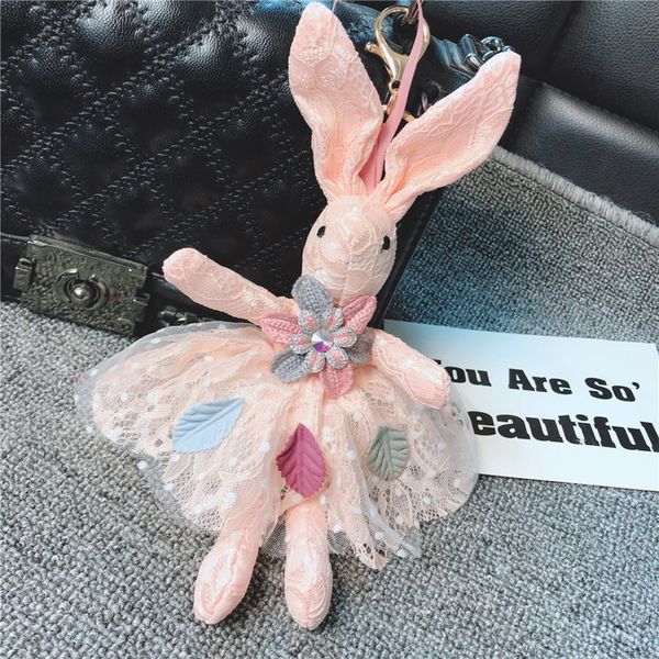 korean version lovely lace gauze skirt rabbit key chain leaf bag pendant lady fashion car, Silver
korean version lovely lace gauze skirt rabbit key chain leaf bag pendant lady fashion car, Silver