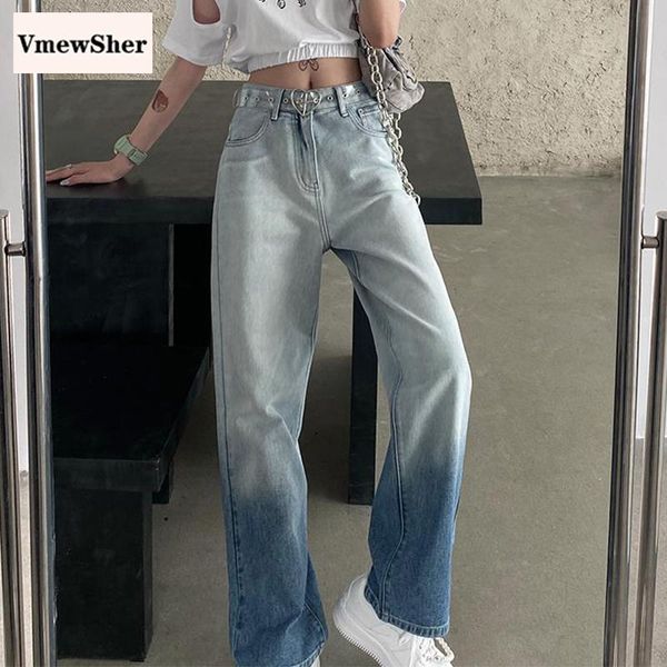 vmewsher 2021 high waist loose gradient jeans women fashion casual straight pants chic color block washed vintage trousers women's, Blue
vmewsher 2021 high waist loose gradient jeans women fashion casual straight pants chic color block washed vintage trousers women's, Blue