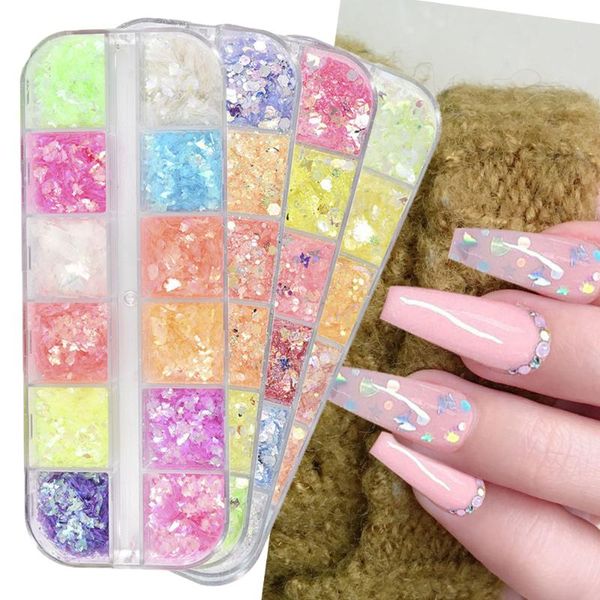 nail art decorations 12 grids 3d fluorescent glitter laser flakes holographic powder sequins paillette manicure pigment decoration tool, Silver;gold
nail art decorations 12 grids 3d fluorescent glitter laser flakes holographic powder sequins paillette manicure pigment decoration tool, Silver;gold