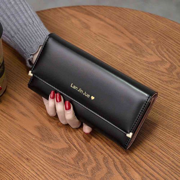 2017 new japanese and korean handbag fashion simple wallet love 30% women's long wallet, Red;black
2017 new japanese and korean handbag fashion simple wallet love 30% women's long wallet, Red;black