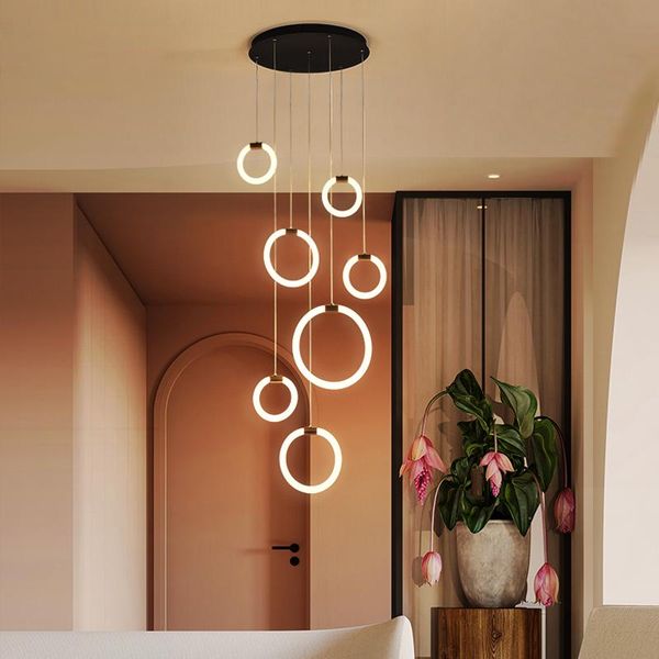 chandeliers 360 degree acrylic large led chandelier dining lamp duplex villa staircase circular ring-shaped high living room lamps
chandeliers 360 degree acrylic large led chandelier dining lamp duplex villa staircase circular ring-shaped high living room lamps