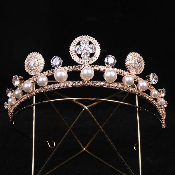 hair clips & barrettes luxury bridal pearl headband shiny crystal rhinestones gold tiara queens princess crown for women girls wedding birth, Golden;silver
hair clips & barrettes luxury bridal pearl headband shiny crystal rhinestones gold tiara queens princess crown for women girls wedding birth, Golden;silver