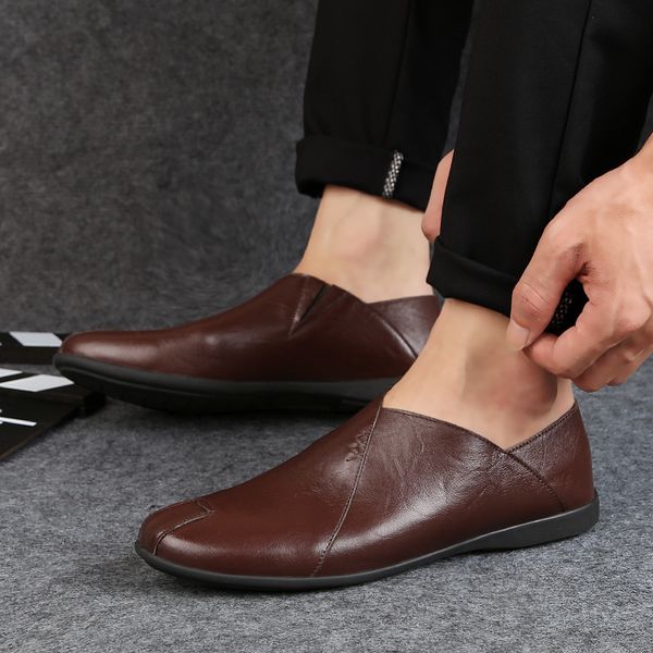 dress shoes classic men shoes outdoor dress business flats mens designer formal genuine leather slip on men's loafers xop5, Black
dress shoes classic men shoes outdoor dress business flats mens designer formal genuine leather slip on men's loafers xop5, Black