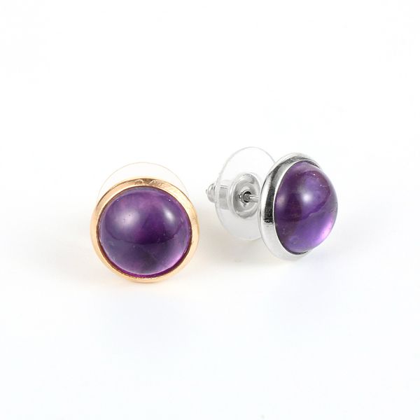 10mm 12mm women natural stone stud round chakra stones turquoises rose quartz earrings tiger eye onyx reiki healing earring jewelry, Golden;silver
10mm 12mm women natural stone stud round chakra stones turquoises rose quartz earrings tiger eye onyx reiki healing earring jewelry, Golden;silver