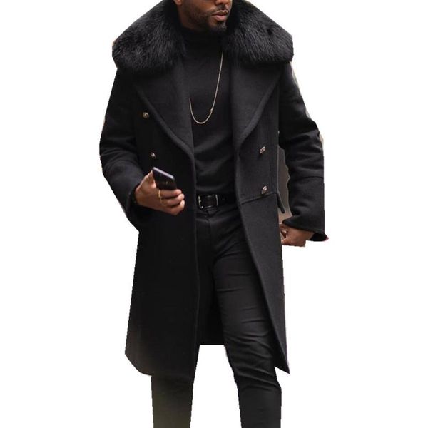 men's wool & blends nowsaa men faux fur coat streetwear autumn winter warm plush teddy coats long luxury fake jacket jackets, Black
men's wool & blends nowsaa men faux fur coat streetwear autumn winter warm plush teddy coats long luxury fake jacket jackets, Black