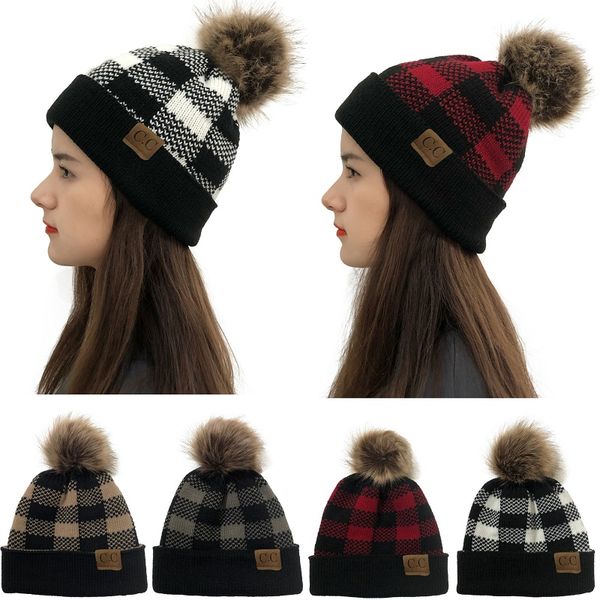 christmas warm woolen hat xmas generous lattice crimping color matching cc standard detachable wool ball crimping knitted hats, Yellow
christmas warm woolen hat xmas generous lattice crimping color matching cc standard detachable wool ball crimping knitted hats, Yellow