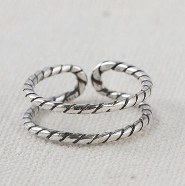 cluster rings s925 silver korean jewelry adjustable lady ring rope twisted strand retro sutai allied express, Golden;silver
cluster rings s925 silver korean jewelry adjustable lady ring rope twisted strand retro sutai allied express, Golden;silver