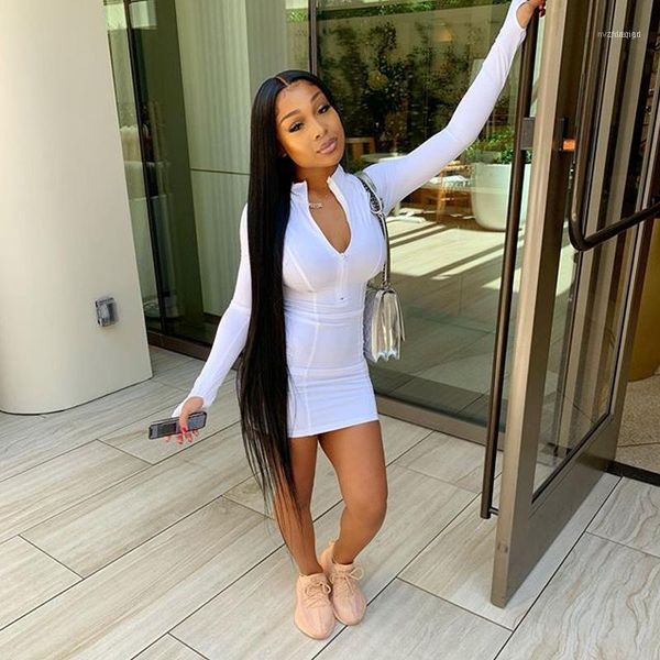 casual dresses xllais cotton material white club women full sleeve snug zippers mini vestidos womens clothing tihgt holiday dress1, Black;gray
casual dresses xllais cotton material white club women full sleeve snug zippers mini vestidos womens clothing tihgt holiday dress1, Black;gray