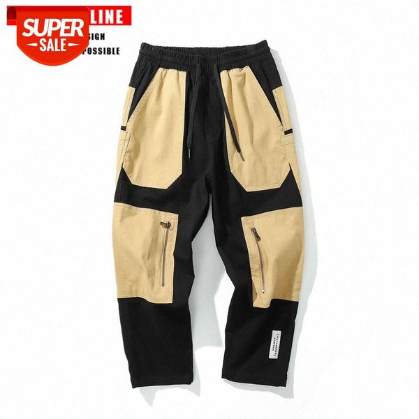 tkpa four-day all-match retro men's overalls trousers color matching loose straight-leg cloth pants #af5o, Black
tkpa four-day all-match retro men's overalls trousers color matching loose straight-leg cloth pants #af5o, Black