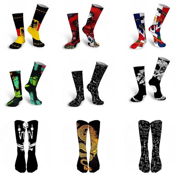 men's socks funny dragon patterned cool skull printing long soft personalized crew skateboard female, Black
men's socks funny dragon patterned cool skull printing long soft personalized crew skateboard female, Black