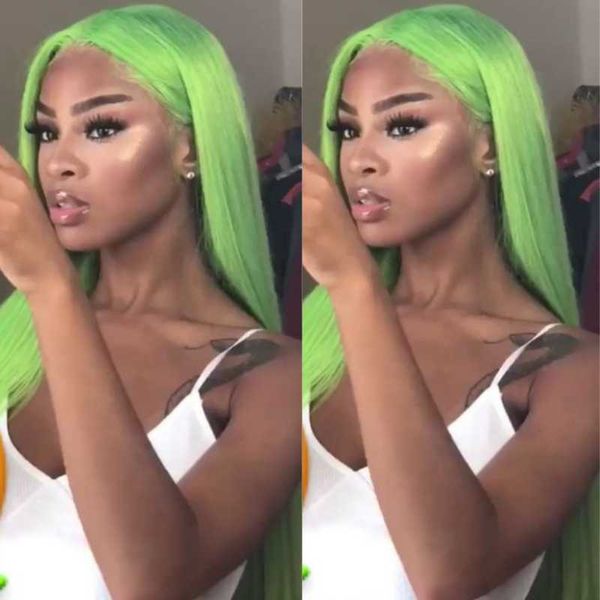 crissel bone straight green t part lace human hair wigs for black women transparent 13x1 wig brazilian, Black;brown
crissel bone straight green t part lace human hair wigs for black women transparent 13x1 wig brazilian, Black;brown