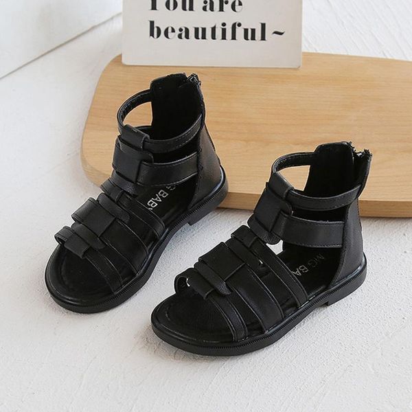 sandals summer fashion roman child high-girls kids leather shoes toddler girl solid soft casual, Black;red
sandals summer fashion roman child high-girls kids leather shoes toddler girl solid soft casual, Black;red