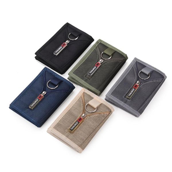 wallets 2021 canvas fashion men trifold short design purse keychain card holder bag male coin money clip women wallet, Red;black
wallets 2021 canvas fashion men trifold short design purse keychain card holder bag male coin money clip women wallet, Red;black