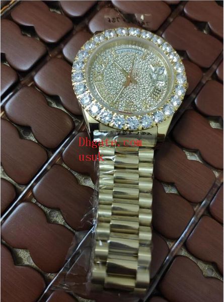 classic luxury watch 44mm diamond customised with genuine roman dial automatic 18k yellow gold steel bracelet fashion mens watches wristwatc, Slivery;brown
classic luxury watch 44mm diamond customised with genuine roman dial automatic 18k yellow gold steel bracelet fashion mens watches wristwatc, Slivery;brown