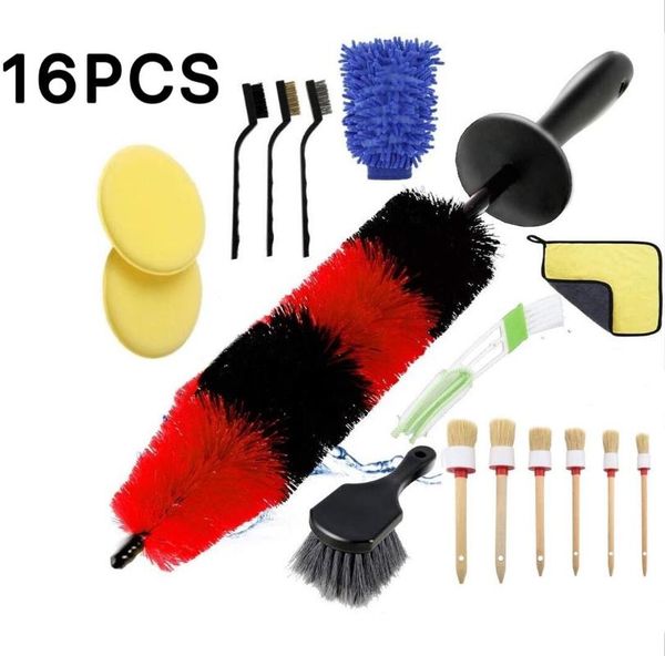 car sponge 16 wheel and tire detail brush kit long rim 6 towel gloves
car sponge 16 wheel and tire detail brush kit long rim 6 towel gloves