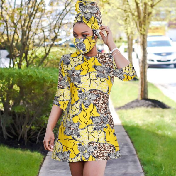 20212021 new african print wax dress women 100% cotton dashiki dress+headwrap+mask wedding party dress plus size ladies clothing, Red
20212021 new african print wax dress women 100% cotton dashiki dress+headwrap+mask wedding party dress plus size ladies clothing, Red