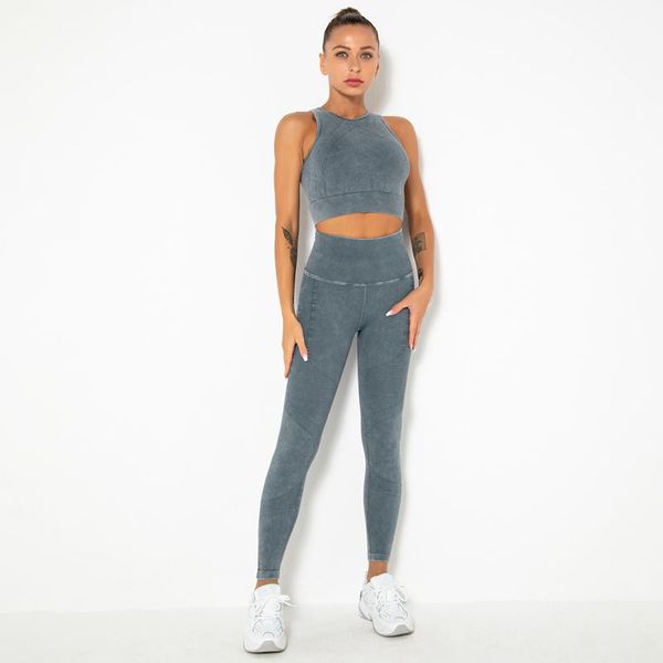 yoga outfit 2pcs sets women sleeveless vest+high waist gym pants hips push up sports suits workout running outfits fitness set
yoga outfit 2pcs sets women sleeveless vest+high waist gym pants hips push up sports suits workout running outfits fitness set