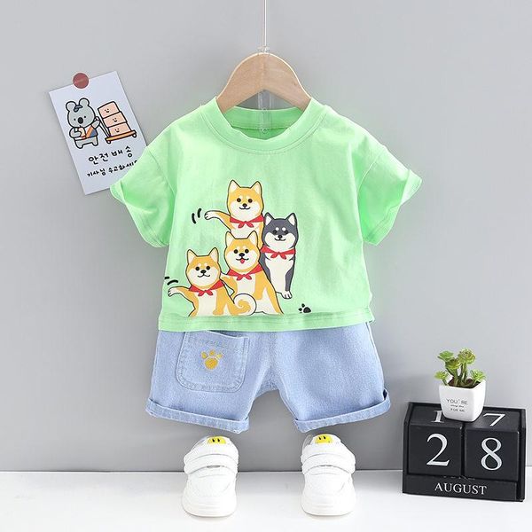 clothing sets children clothes summer baby boys girl cartoon dog t shirt denim shorts 2pcs/sets kids infant fashion toddler sportswear, White
clothing sets children clothes summer baby boys girl cartoon dog t shirt denim shorts 2pcs/sets kids infant fashion toddler sportswear, White
