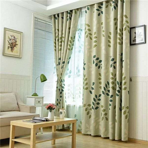 curtain & drapes green leaf printed blackout curtains for living room bedroom windows kitchen gauze customizable size
curtain & drapes green leaf printed blackout curtains for living room bedroom windows kitchen gauze customizable size