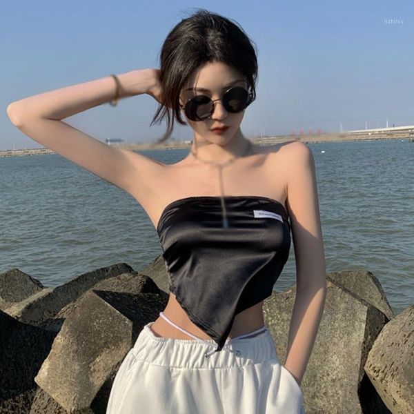 bustiers & corsets women's irregular tube strapless sleeveless blouse stretchy tunic, Black;white
bustiers & corsets women's irregular tube strapless sleeveless blouse stretchy tunic, Black;white