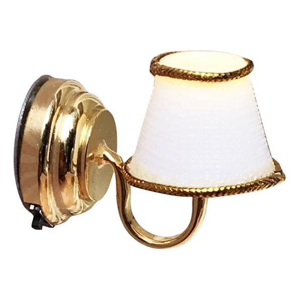 1:12 scale mini wall lamp with led light model dollhouse furniture miniature accessories living room decoration wholesales
1:12 scale mini wall lamp with led light model dollhouse furniture miniature accessories living room decoration wholesales