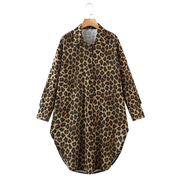 casual leopard print loose plus size blouse chiffon long sleeve vacation shirts spring turn down collar 210525, White
casual leopard print loose plus size blouse chiffon long sleeve vacation shirts spring turn down collar 210525, White