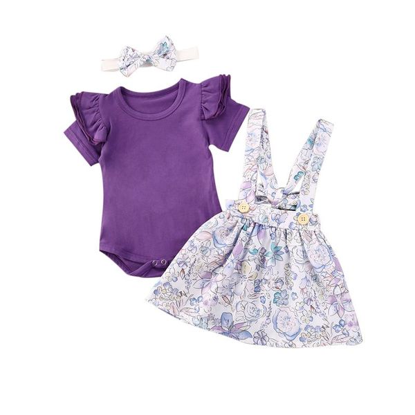 clothing sets focusnorm summer born baby girls clothes 0-24m ruffles sleeve solid romper floral suspender dress bow headband, White
clothing sets focusnorm summer born baby girls clothes 0-24m ruffles sleeve solid romper floral suspender dress bow headband, White