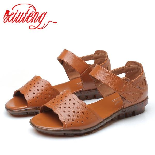 xiuteng 2021 large size genuine leather women sandals simple comfortable ladies flat shoes woman summer, Black
xiuteng 2021 large size genuine leather women sandals simple comfortable ladies flat shoes woman summer, Black