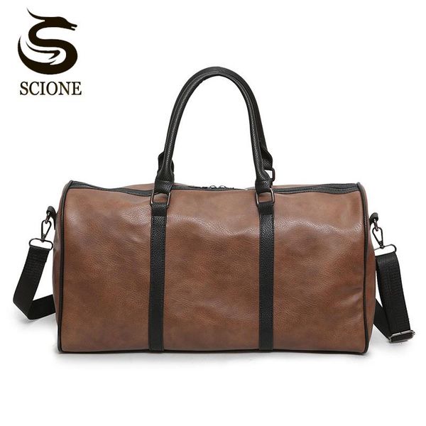 duffel bags pu leather travel bag stylish women casual handbag men male female large capacity luggage
duffel bags pu leather travel bag stylish women casual handbag men male female large capacity luggage