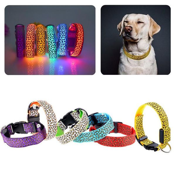 dog collars & leashes adjustable dogs led pet supplies nylon puppy leopard collar belt outdoor night safety luminous glow pets cat
dog collars & leashes adjustable dogs led pet supplies nylon puppy leopard collar belt outdoor night safety luminous glow pets cat