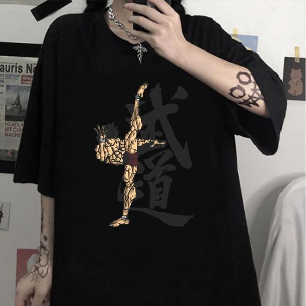 men's t-shirts men women baki the grappler cosplay summer t-shirt harajuku hanma, White;black
men's t-shirts men women baki the grappler cosplay summer t-shirt harajuku hanma, White;black