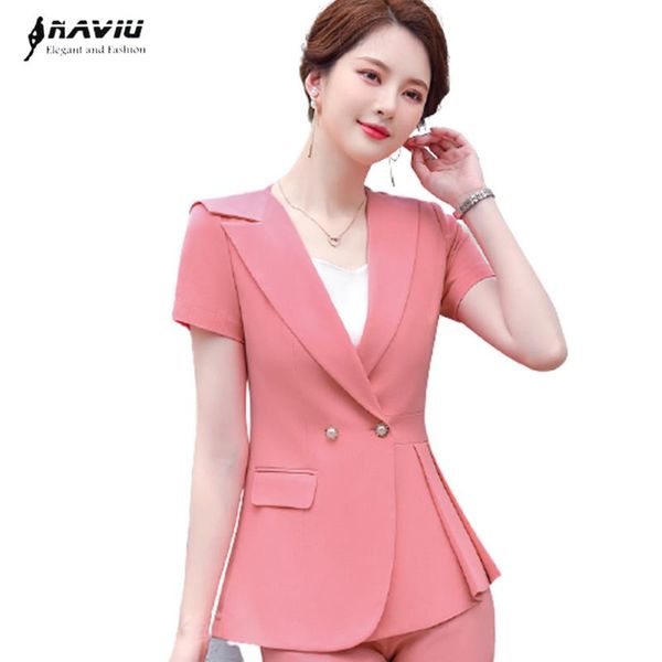 women's suits & blazers fashion blazer women high end professional temperament summer thin formal short sleeve slim jacket office ladie, White;black
women's suits & blazers fashion blazer women high end professional temperament summer thin formal short sleeve slim jacket office ladie, White;black