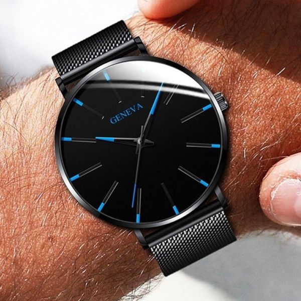 wristwatches fashion casual business men watches geneva black steel mesh band quartz clock gifts montre homme horloge heren, Slivery;brown
wristwatches fashion casual business men watches geneva black steel mesh band quartz clock gifts montre homme horloge heren, Slivery;brown