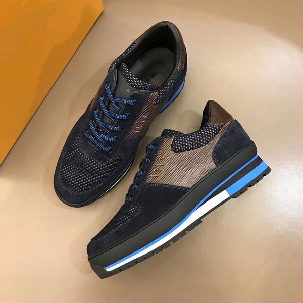 mens casual shoes low r genuine leather stitching canvas thick-sole lace-up rubber sole mans designers fashion flats with box 38-44, Black
mens casual shoes low r genuine leather stitching canvas thick-sole lace-up rubber sole mans designers fashion flats with box 38-44, Black