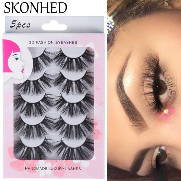 false eyelashes 5pairs 3d mink wispies fluffy cross dramatic eye lashes multilayered cruelty-handmade makeup tool
false eyelashes 5pairs 3d mink wispies fluffy cross dramatic eye lashes multilayered cruelty-handmade makeup tool